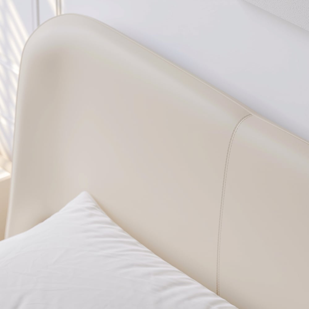 Lit Double Bois Massif Chêne Clair 160x200 cm avec Sommier